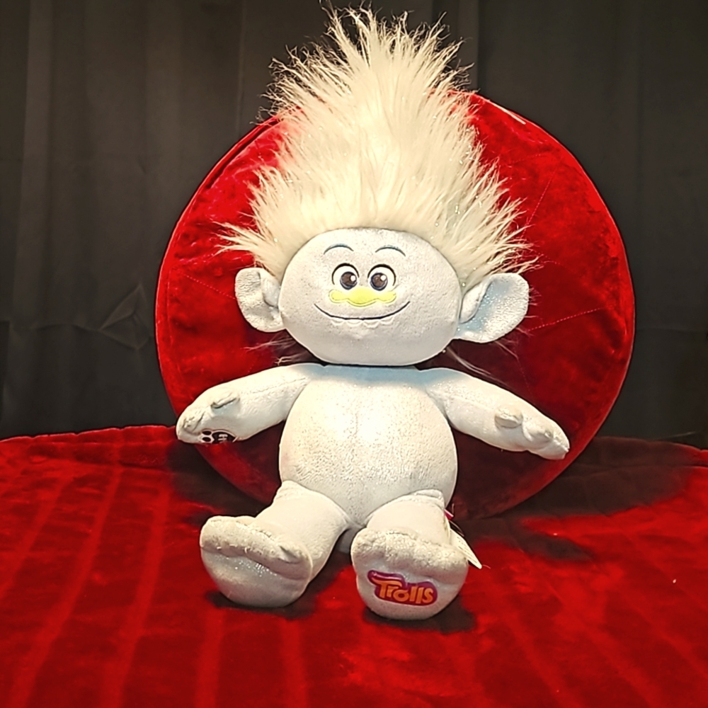 Build a Bear Workshop Trolls GUY DIAMOND 20” Plush Stuffed Toy BABW
